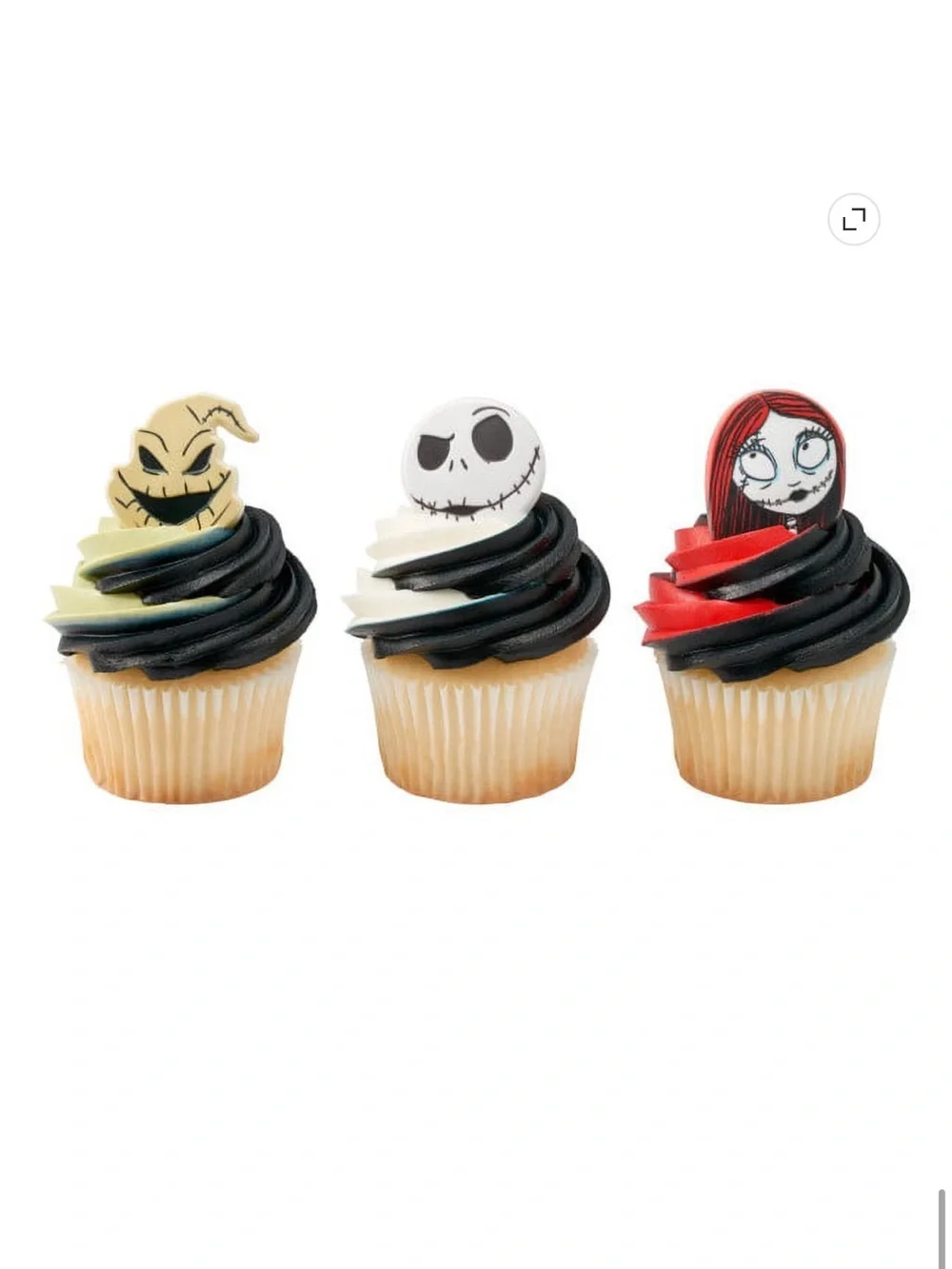 New Jack Skellington Nightmare Before Christmas cake cupcake toppers 72 pieces
